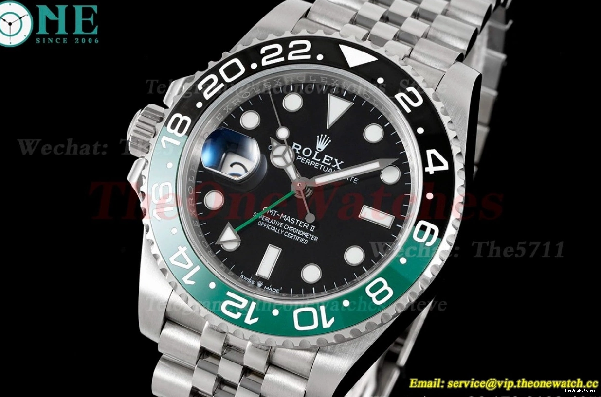 SS Master SS Jub Dial GMF 40mm Sprite VR3186 126720 Black II GMT 0423